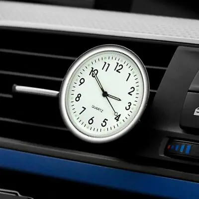 $4.82 • Buy Pocket Small Mini Luminous Quartz Analog Watch Stick-On For Car Clock 2021