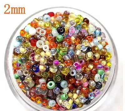 15g / 1000pcs Jewelry Making 84 Kinds Around 2mm Glass Seed Beads (1--28 Kinds) • $3.29