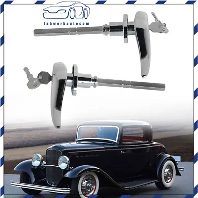 Door Handles For Matching Locks  Outside Locking For 1932-1934 Ford 3 Window • $32.75