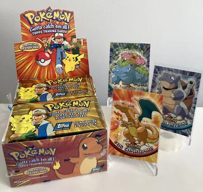 $99.99 • Buy BOX FRESH Topps Pokemon Card Series 1 1x Booster Pack Factory Sealed Charizard