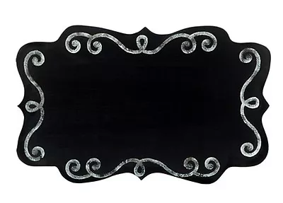 SCROLLED EDGE CHALKBOARD SIGN 10.75 X 17 INCHES FOR WEDDING VENUE Decorations  • $8.99