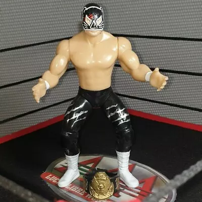 BLACK PANTHER Mexican Wrestler Toy 7  Tall - Juguete De Luchador Mexicano • $14.99