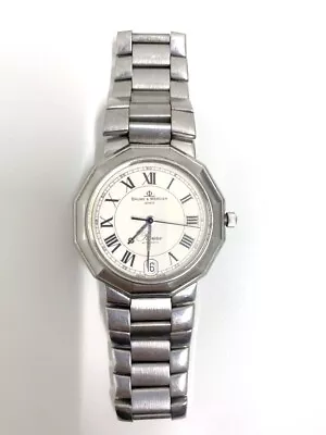 Baume & Mercier Riviera 3131 White Dial Swiss Automatic Men's Watch • $800