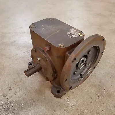 Unknown/Unbranded 60:1 Double Shaft Gear Reducer. Frame:56C 1/2HP @ 1750 RPM • $149.99