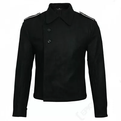 German Elite Black Pander Wrap - WWW Army Tunic Jacket Retro Uniform All Sizes • £23.43