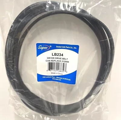 Genuine Supco LB234 100  5-Rib 4-Groove Dryer Belt For Y312959 WPY312959 312959  • $14.99