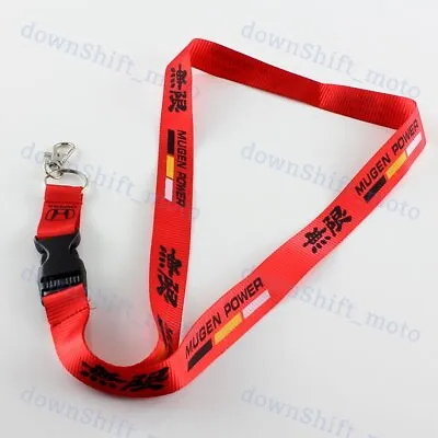 Red Keychain Lanyard JDM Mugen Quick Release Key Chain Strap For Honda Accord • $5.30