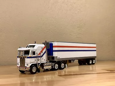 DCP 1/64 Kenworth K100 Cab Over Vintage Style  Reefer Semi Truck Farm Toy • $99.95