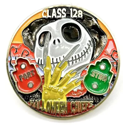 Rare Class 128 Halloween Chiefs Anchor Holder. USN Navy CPO Challenge Coin. • $39.99