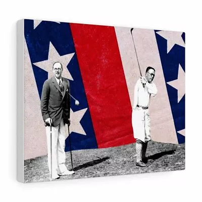 ⛳ Golf Wall Art & Decor | Veterans Of The Game | Military Golf Canvas Print 😎 • $69.99