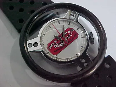 Vintage Sharp Man's Steering Wheel Watch In Good Condition With Good Balance • $35