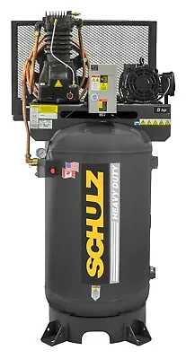Schulz Air Compressor 5hp Single Phase 80 Gallon Tank - 20cfm - 175 Psi • $2719.76