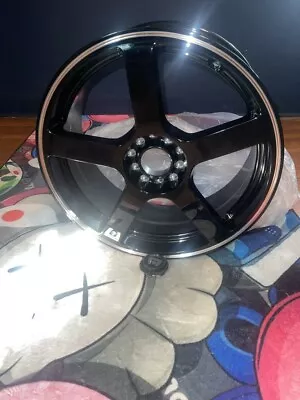 (4)Motegi MR107 8x18 Gloss Black - Machined Rim Offset -45mm • $150