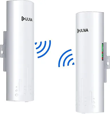 ULNA Gigabit Wireless Bridge Point To Point 5.8G CPE Outdoor WiFi Lang Range 3KM • $93.85