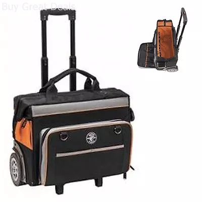 Klein Tools Tradesman Pro Organizer Rolling Tool Bag Pouch Tote Box Storage • $252.98