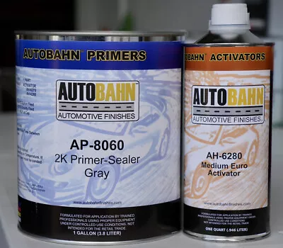 Autobahn 2K Primer Sealer GRAY GALLON KIT Auto Car Paint AP - 8060/ High Teck • $134.99