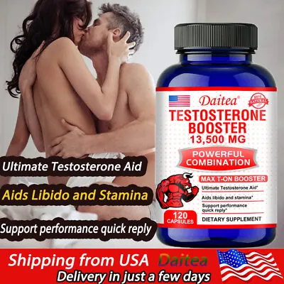 Horny Goat Weed Capsules - Testosterone Booster For Men Build Energy Muscle • $12.29