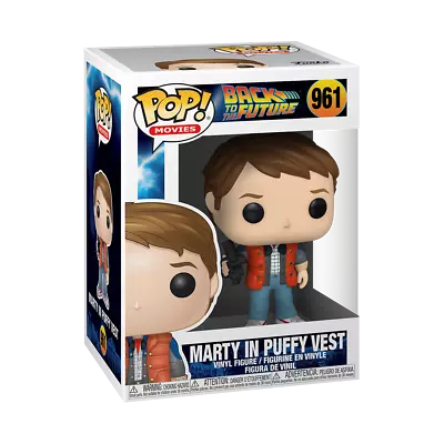 Funko Pop! Vinyl: Back To The Future - Marty In Puffy Vest #961 • $9.45