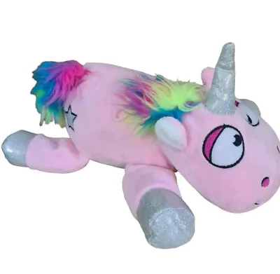 Pink Unicorn Rainbow Teddy • £3