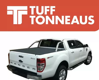 Tuff Clip On Ute Tonneau Cover For Ford PX Ranger Dual Cab Fits To Sport Bars • $479