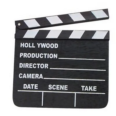 Movie Clapper Hollywood Film Cut Scene TV Show Accessory Director Direct Film • $6.99