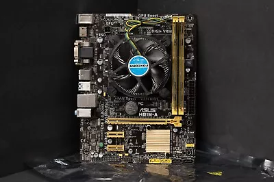 Asus H81M-A LGA 1150 Motherboard + Intel I5-4460 3.10Ghz Quad Core CPU + 8GB RAM • $65