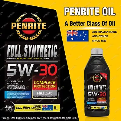 Penrite Full Synthetic 5W-30 Premium Non Friction Modified Engine Oil 1L • $31.57