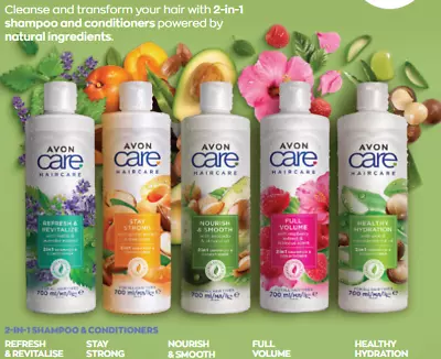 £3.50 • Buy AVON 2 IN 1 SHAMPOO & CONDITIONER Lavender Apricot Raspberry Avocado Macadmia