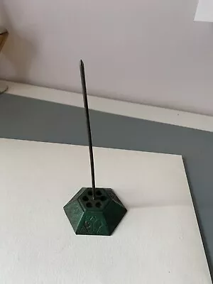 Antique Bill  Paid  Spindle W/ Cast Iron Base • $2