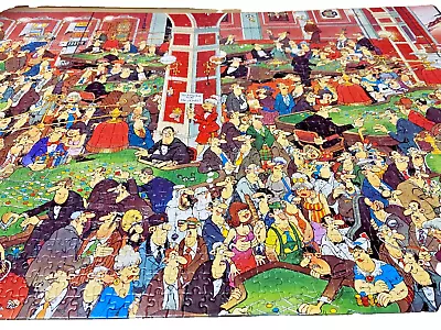 Used 1500 Piece Jigsaw From Jan Van Haasteren - The Casino - Wh Smith - Complete • £0.99