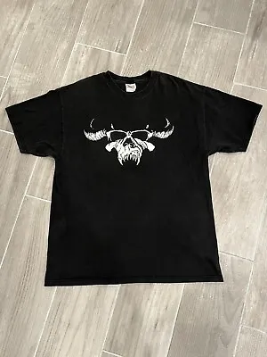 Danzig 1996 Vintage Double Sided Skull Logo T-Shirt • $79