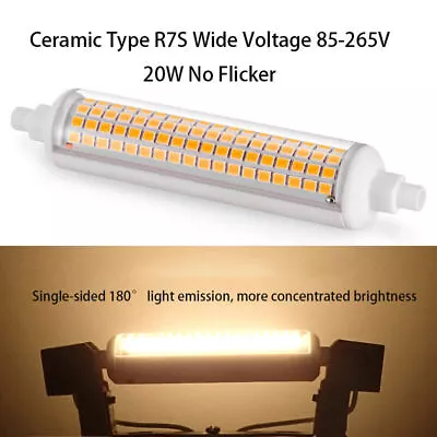 20W Ceramic R7S 118mm J118 LED Flood Light Bulbs Replace 180W Halogen Lamps • $9.97