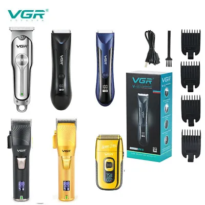 NEW VGR Professional Cordless Hair Clippers Trimmer Cutting Beard Barber Shaving • $54.33