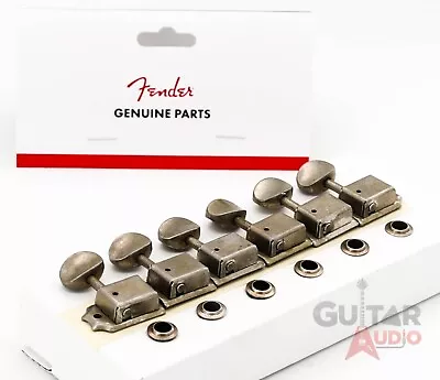 Genuine Fender ROAD WORN Relic Aged Vintage Strat/Tele Machine Head Tuners • $30.38