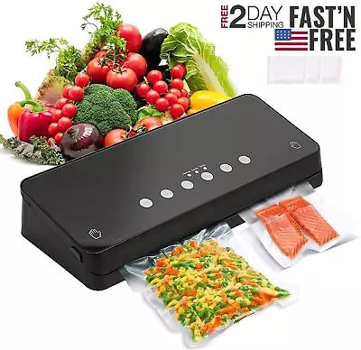 $49.94 • Buy Commercial Vacuum Sealer Machine Seal A Meal Food Saver System With Free Bags