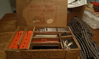 Vintage Louis Marx Diesel Type Electrical Train Marlines #9500 Original Box • $99.99
