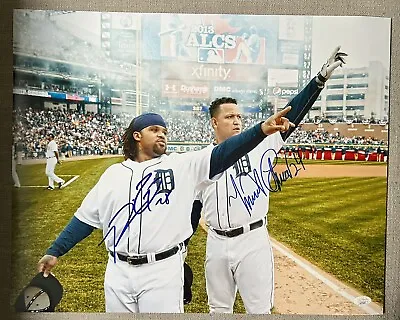 Miguel Cabrera Prince Fielder Autographed Signed 16x20 Photo Detroit Tigers JSA • $249.99