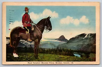 Postcard - Canada Windsor Royal Canadian Mounted Police C1942 1F • $5.95