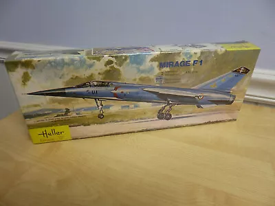 Heller 258 Mirage F1 (2 Versions 6 Decorations) 1/72 BRAND NEW SEALED Model Kit • $39.99