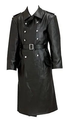 £329 • Buy WW2 German Officer Leather Coat - Made To Your Sizes 