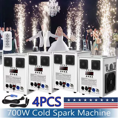 700W Large Cold Spark Machine DMX Stage Firework Mac 6.6-9.8ft & Flight Case • $214.99