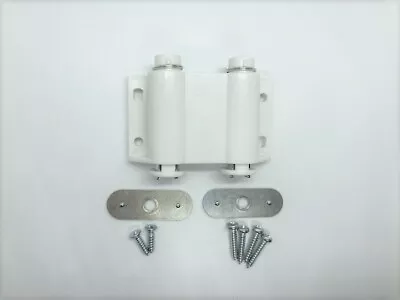 Double Magnetic Push Latch Cabinet Catch Touch To Open - White (2 Pack) • $9.95