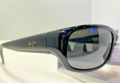 Maui Jim Stingray Mj 103-02 Gloss Black With Neutral Grey Polarized Sunglasses 6 • $90