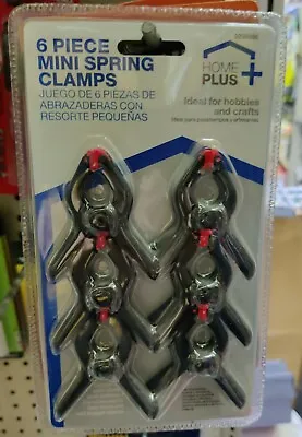 Home+ 6-Piece Mini Spring Hobby Clamps • $2.99