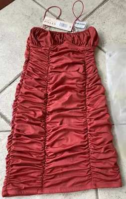 Oh Polly Bodycon Dress Cranberry Size 10 BNWT • $19.99