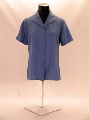 Matador Movie Wardrobe Costume Flight Attendant La Mode Blue Blouse • £8.03