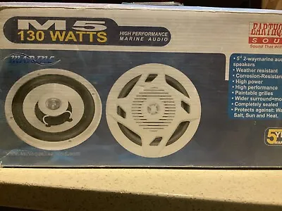 Marine Speakers Earthquake M5 5.25” 2 Way Marine Speakers RRP £89.99 Boats • £44.99