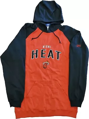 Miami Heat Tailback Embroidered Hooded Sweatshirt By Reebok • $35.95