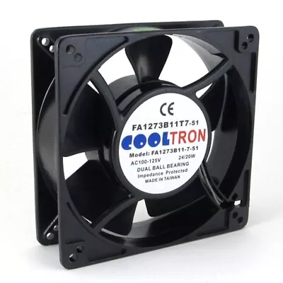 115V AC Cooltron Axial Fan 127mm X 38mm High Speed • $24.99