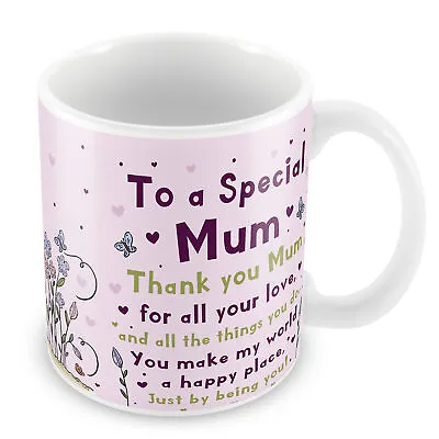 Special Mum Mug Mum Birthday Christmas Gift From Daughter Son Thank You Gift • £8.99